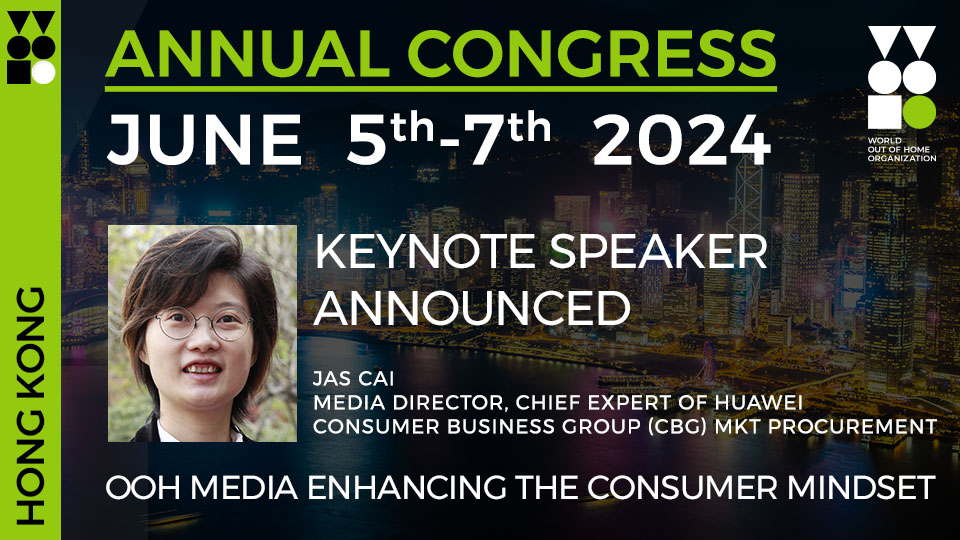 Top Huawei executive Jas Cai on how OOH media can enhance the consumer’s mindset